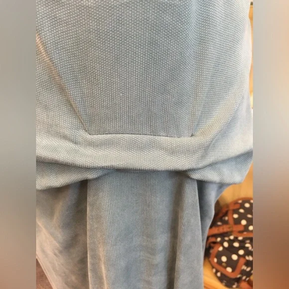 TBA Made in Spain blue/gray dress-UNIQUE!EXCELLENT CONDITION! Size 38=6/8 - Picture 2 of 15